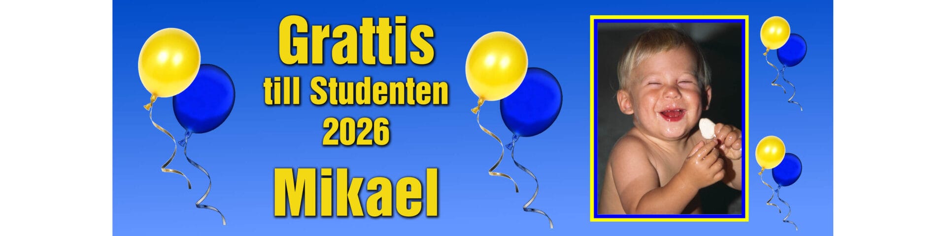 Studentbanderoll beställer du på Studentskyltaronline.se