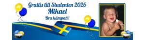 Studentbanderoll beställer du på studentskyltaronline.se